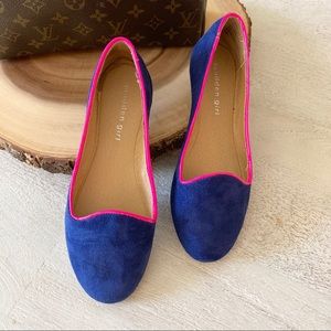 Madden Girl Blue and Hot Pink Flats 💘